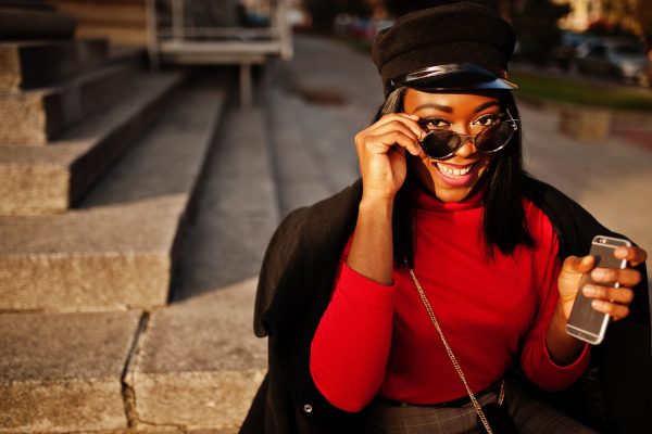 glasses outfit african american fashion girl in newsboy cap 2023 11 27 05 18 21 utc